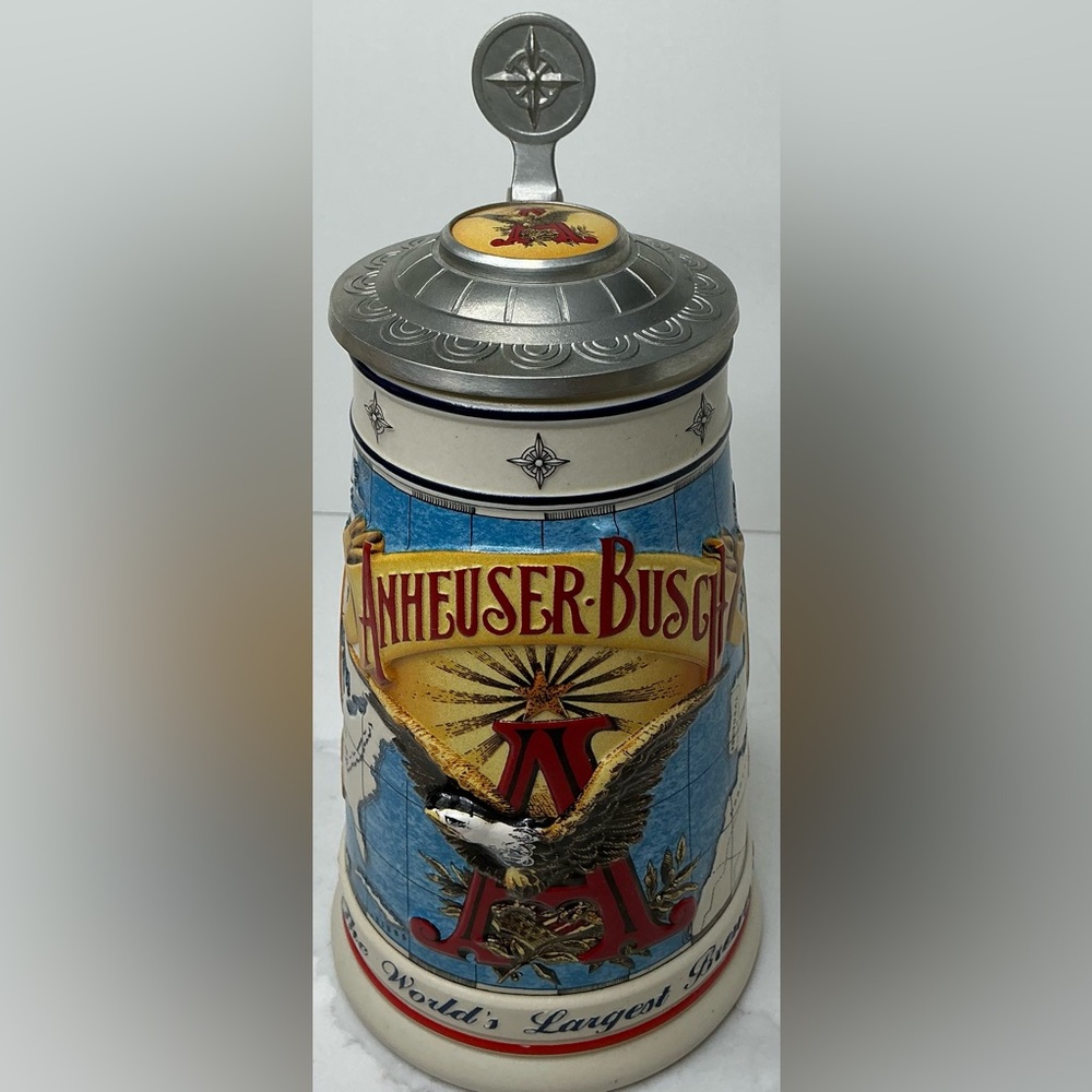 Anheuser-Busch Budweiser Collectors Club 1996 World's Largest Brewer Stein